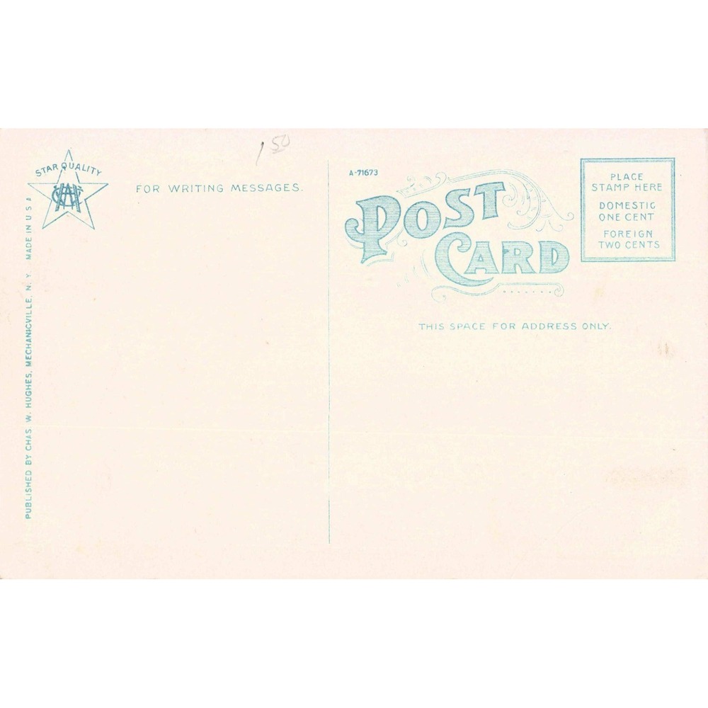 The Maplewood Pittsfield Mass Vintage Postcard Hotel Fountain White Border Era - Picture 2 of 2